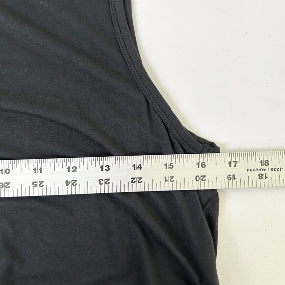 ZYIA Active Tunic Top Womens Size M Black Stretch Sleeveless Tank Workout Yoga - Picture 10 of 12